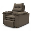 Ver imagem 3 de Poltrona do Papai Reclinável Retrátil Bonari Veludo Capuccino - Loja Sheep