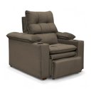 Ver imagem 4 de Poltrona do Papai Reclinável Retrátil Bonari Veludo Capuccino - Loja Sheep