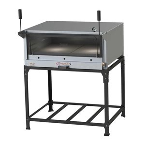 Forno Industrial Refratário a Gás 95x95 Itajobi Forno de Pizza 95x95