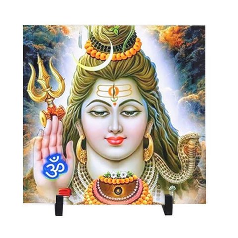 Quadro Azulejo Deusa Chiva Indu India