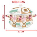 Ver imagem 2 de Panela Caçarola Esmaltada Cake Vintage Á Indução 3,6 Litros