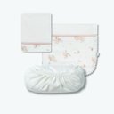 Ver imagem 4 de Jogo Lençol Berço Americano 3pçs Cerejeira Rosa Pêssego -hug