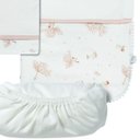 Ver imagem 2 de Jogo Lençol Berço Americano 3pçs Cerejeira Rosa Pêssego -hug