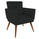 Ver imagem 2 de Kit 3 Poltronas Nina com Capitone - Preto