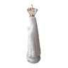 Imagem Nossa Senhora Aparecida Mármore Branco Coroa 22 Cm - 3
