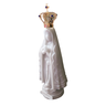 Imagem Nossa Senhora Aparecida Mármore Branco Coroa 22 Cm - 5