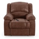 Ver mais imagens de Poltrona do Papai Reclinável Sala de Cinema Madrid Controle Power Elétrico Pu Marrom Brilho G26