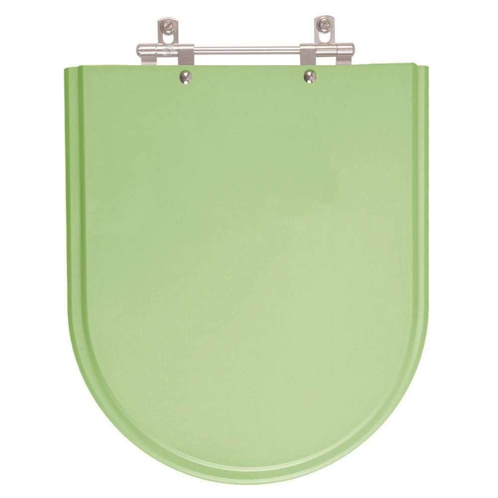 Assento Sanitário Poliester Jasmim Verde Claro para Vaso Fiori - 1