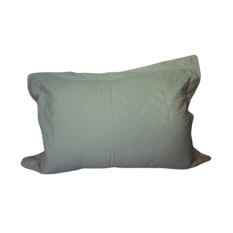 Porta Travesseiro Matelado Percal 200 Fios com Abas