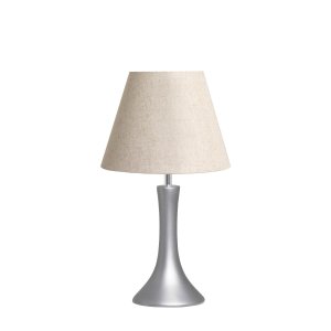 Abajur Pequeno de Cerâmica para Decoração de Quarto Paris Fosco 49x25cm