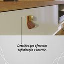 Ver imagem 5 de Painel Bancada Suspensa 1 Porta Tvs até 55 Polegadas Íris - Cumaru/opala