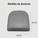 Ver imagem 5 de Kit 6 Cadeira Jantar Moderna Cromada Aço Junco Cozinha Sala