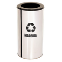 Ver imagem 6 de Lixeira Coleta Seletiva Aro 100l de Aço Inox - Cinza