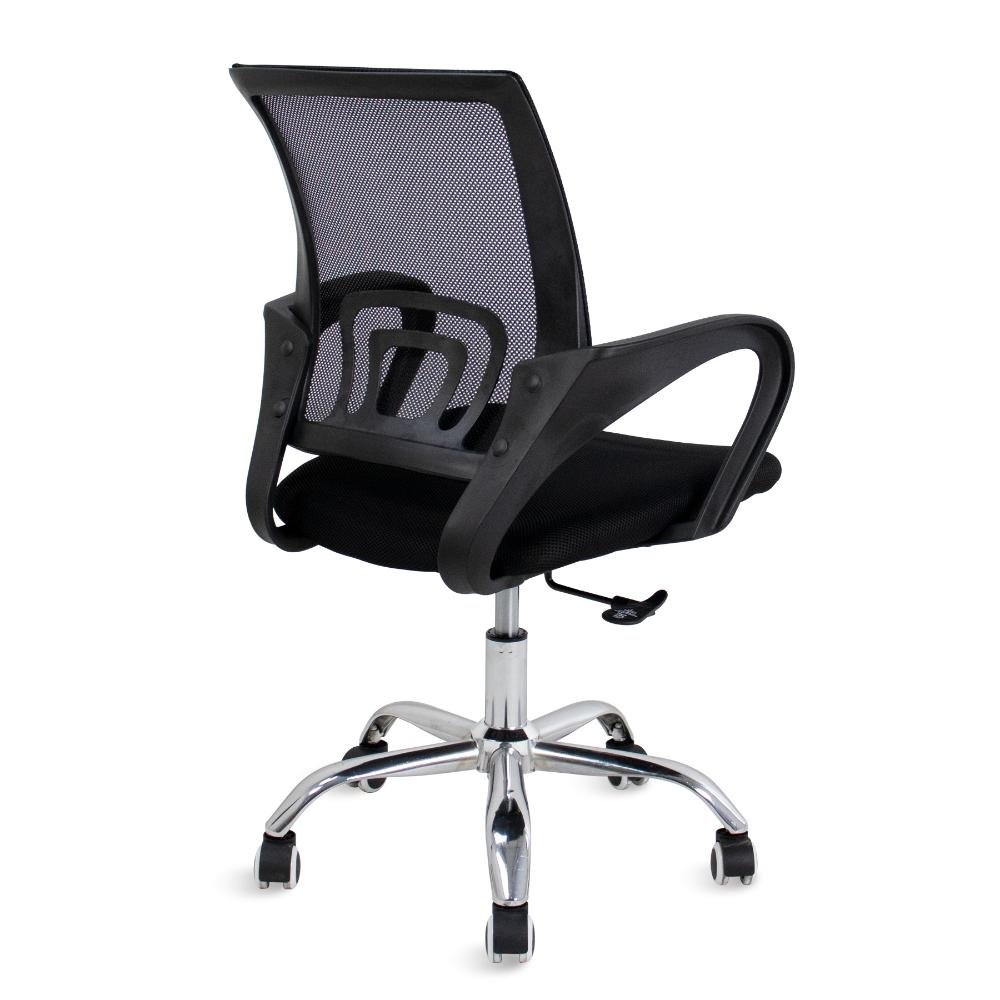 Kit 4 cadeiras de escritório preta Diretor Jadel Healer - 5