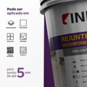 Ver imagem 6 de Rejunte Acrílico Bicomponente Premium Hiperliso Inkor Champanhe Pote 1kg