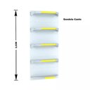 Ver imagem 4 de Gondola Parede 202 Fit Ate 3 Metros 1 Canto Branco 20b Pe Amarelo