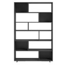 Ver imagem 2 de Estante para Livros 5 Prateleiras Preto Be 47 - Brv
