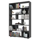 Ver imagem 3 de Estante para Livros 5 Prateleiras Preto Be 47 - Brv