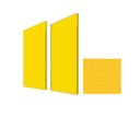 Ver imagem 1 de Painel Acústico Bl Acoustic 1501 - 120x60cm - 5589 Amarelo Ouro - Lady - 50mm