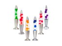 Ver imagem 1 de Luminária Abajur de Mesa Decorativo Retrô Lava Lamp 34cm para Sala Quarto Escritório 220v:laranja