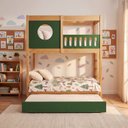 Ver imagem 1 de Treliche Infantil Climb Casatema MadeiraOriginals Verde/Mmdeira Natural