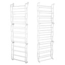 Ver imagem 7 de Sapateira Vertical de Parede para 36 Pares - Organize com Estilo Cor:branca