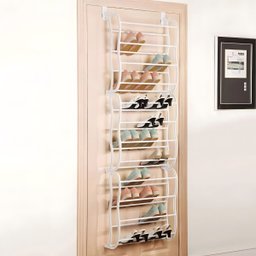 Sapateira Vertical de Parede para 36 Pares - Organize com Estilo Cor:branca - 6