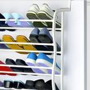 Ver imagem 3 de Sapateira Vertical de Parede para 36 Pares - Organize com Estilo Cor:branca