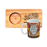 KIT CANECA PEQUENA + BANDEJA PEQUENA - MAE LEOA - 2