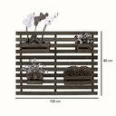 Ver imagem 3 de Kit 2 Floreiras Jardim Vertical 100 X 80 Cm Madeira Maciça