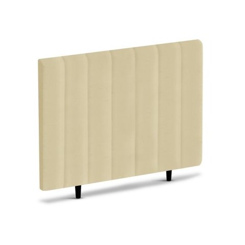Cabeceira Castor Queen Revollution Bege 158cm