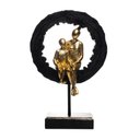 Ver imagem 2 de Figura Decorativa de Resina Família 20cm X 8,5cm X 31cm