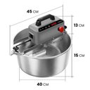 Ver imagem 4 de Misturador Elétrico 21 Litros PA21C Bivolt - Saro