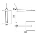 Ver imagem 3 de Chuveiro Acqua Century Digital Preto Cromado 220v Lorenzetti