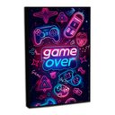 Ver imagem 1 de Quadro Decorativo Game Office Over com Moldura Filete