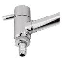 Ver imagem 5 de Torneira Parede Para Tanque / Jardim Cromado Slim 95 Fani