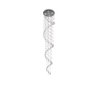 Lustre De Cristal Espiral Spacer Decor, Com 2,10 Metros De Altura - 1