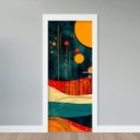 Ver imagem 1 de Adesivo de Porta - Arte Contemporânea 1