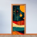 Ver imagem 2 de Adesivo de Porta - Arte Contemporânea 1