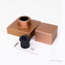 Ver imagem 3 de Acabamento Quadrado Metal Red Gold Slim Registro de 1/2 a 1