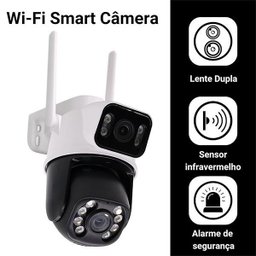 Câmera de Segurança Wi-fi Ip Resistente À Água 2 em 1 Visão Noturna e Detecção de Movimento - 3