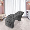 Ver imagem 2 de Maca Estofada Estética Cílios Salão Spa Veludo Vivian Cor:cinza