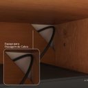 Ver imagem 7 de Rack Modular Sala 220 Cm Tv 85 Minimalista Madeira Freijó Leila