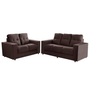 Sofá Roma 5 Lugares, Conjunto 3 e 2 - de Casa Décor e Estofados.