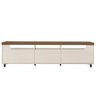Rack Tv 75 Pol 200cm com 2 Portas Abel Pinho/off White A09 - Mpozenato - 6