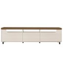 Ver imagem 6 de Rack Tv 75 Pol 200cm com 2 Portas Abel Pinho/off White A09 - Mpozenato