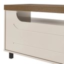 Ver mais imagens de Rack Tv 75 Pol 200cm com 2 Portas Abel Pinho/off White A09 - Mpozenato