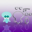 Ver imagem 3 de Cortador Kit Bob Esponja Patrick e Lula Molusco Tamanho 5cm