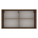 Ver imagem 5 de Armário Aéreo Multiuso 120cm 2 Portas Rustic/crema Agata Madesa Rustic/crema