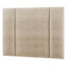 Cabeceira Estofada Cama Box Solteiro com Led Moderna 90 Cm:linho Bege - 3